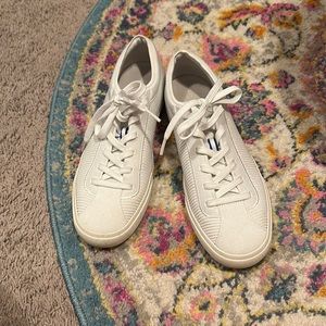 Rothy’s white lace up sneakers